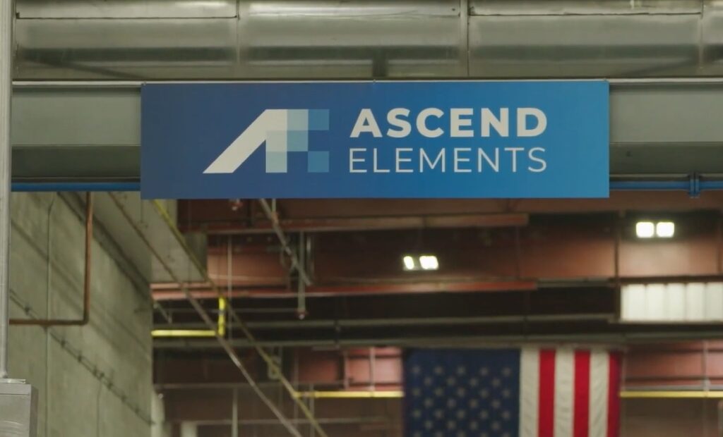 Sustainable Battery Materials Provider Ascend Elements Raises ...