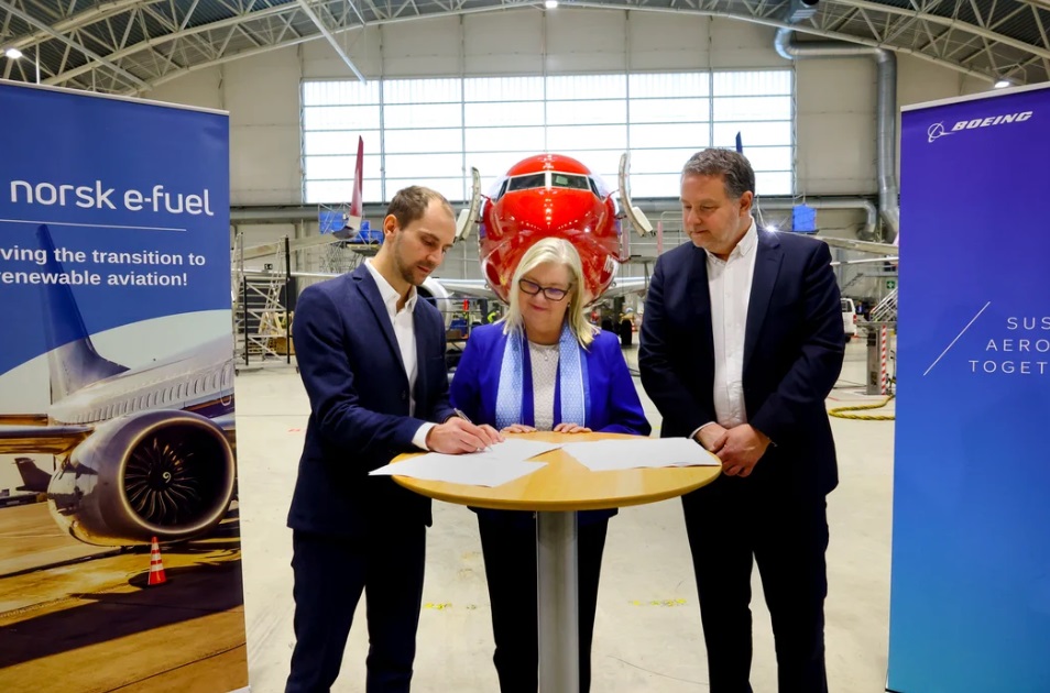 Boeing Invests in Synthetic Aviation Fuel Producer Norsk e-Fuel